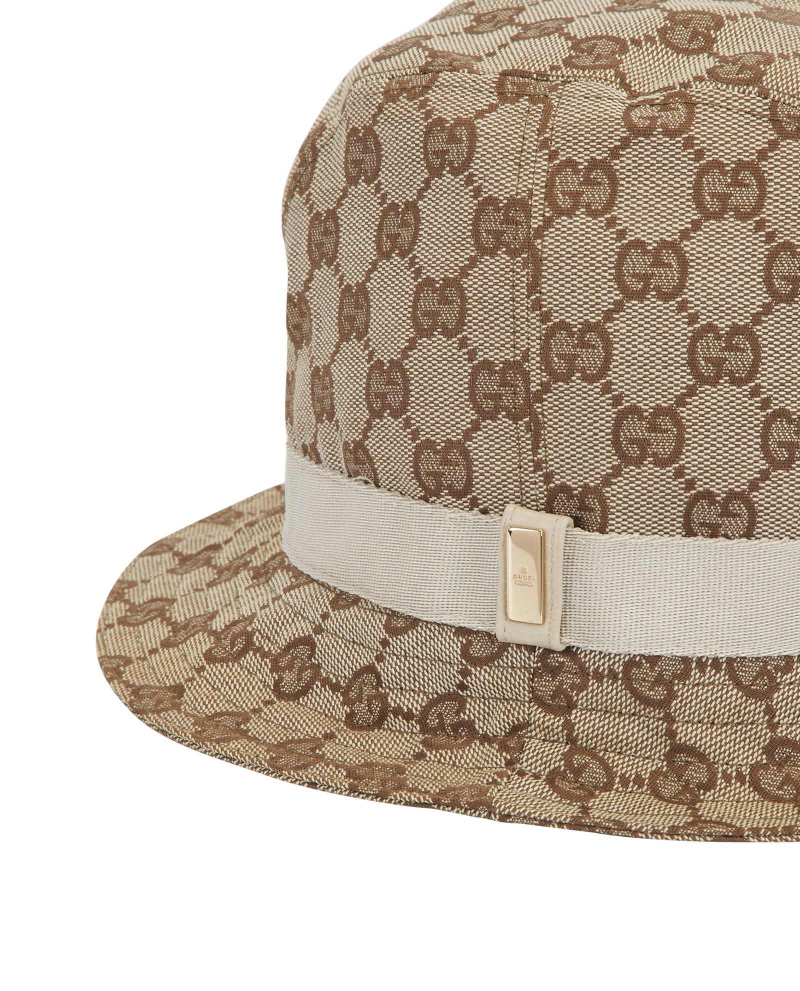 Gucci Supreme Bucket Hat, &pound;150, Accessories, Beige/Brown, Cotton/Polyester Mix, Other view